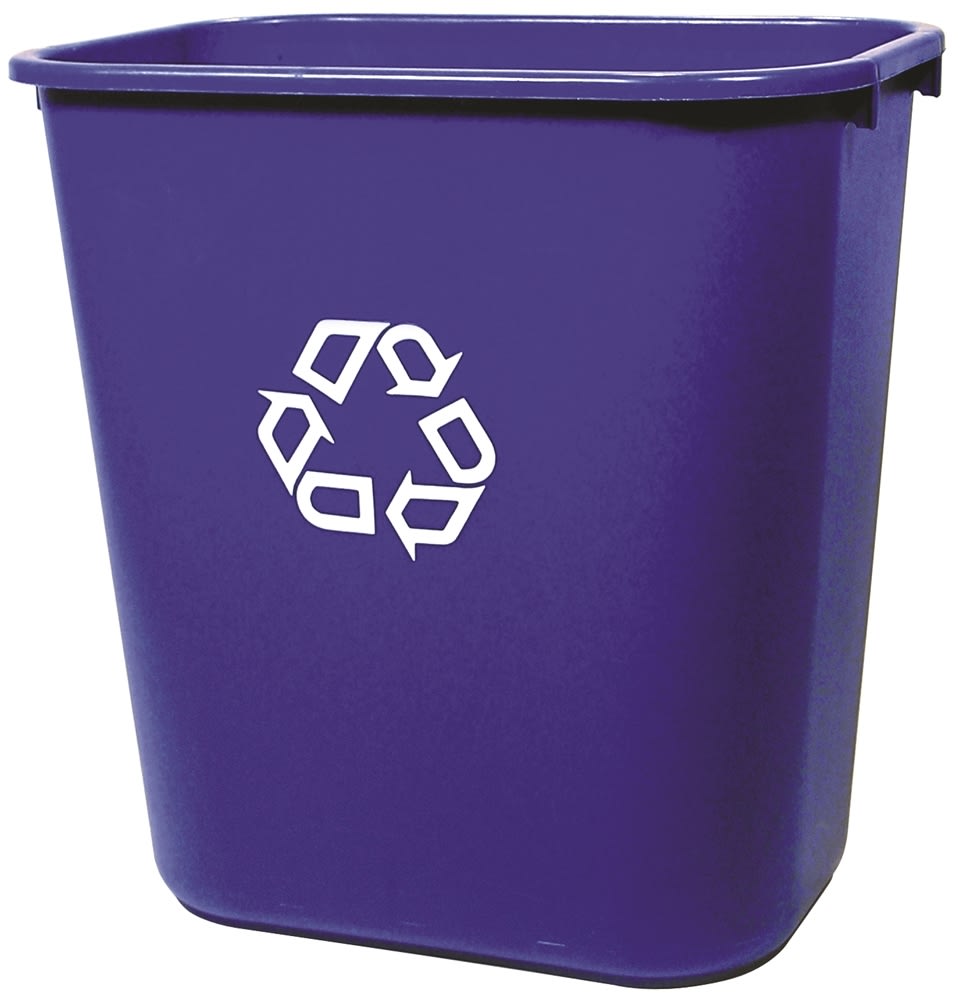 GuestSupply US | Rubbermaid® Deskside Recycle Container, 28.125